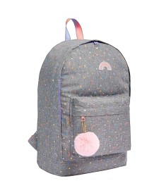imagem principal do produto Mochila de Costas Académie Dots Cinza