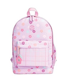imagem de detalhe produto Mochila de Costas Académie Floral Rosa