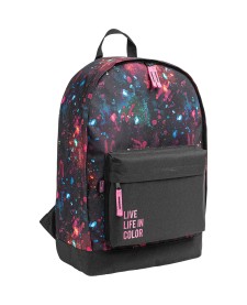 imagem principal do produto Mochila de Costas Académie Splashes Preta