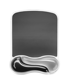 imagem principal do produto Mouse Pad Duo Gel com apoio de Pulso - Cinza