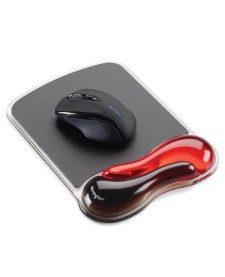 imagem de detalhe produto Mouse Pad Duo Gel com apoio de Pulso - Vermelho