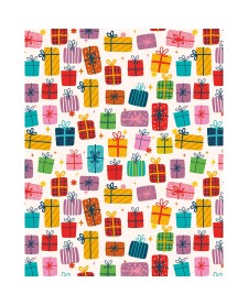 imagem principal do produto Papel de Presente - Caixa Criativa Com 150 Rolos