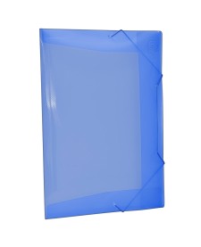 imagem principal do produto Pasta Aba Elástico Polipropileno 0,35mm Ofício Azul