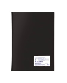 imagem principal do produto Pasta Catálogo PVC 0,15mm Ofício 50 Envelopes Preta