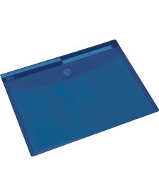 imagem de detalhe produto Pasta Envelope com Velcro Polipropileno A4 316x7,5mm Color Azul