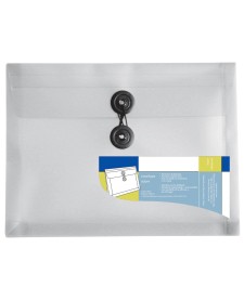 imagem principal do produto Pasta Envelope Polipropileno 0,25mm Duplicata 225x170mm Organizer Cristal
