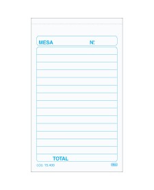 imagem principal do produto Pedido De Mesa 50x2 Vias - 100 Folhas