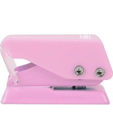 imagem de detalhe produto Perfurador 1 Furo 10 Folhas P206 Rosa Claro