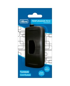 imagem principal do produto Perfurador 2 Furos 10 Folhas P210 Preto