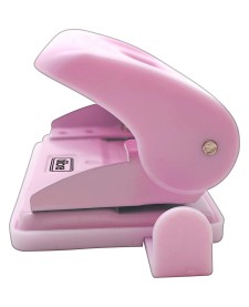 imagem de detalhe produto Perfurador 2 Furos 10 Folhas P210 Rosa Claro