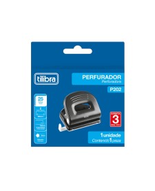 imagem principal do produto Perfurador 2 Furos 25 folhas P202