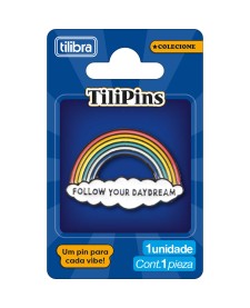 imagem principal do produto Pin de Metal TiliPins Arco-Íris