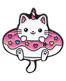 imagem de detalhe produto Pin de Metal TiliPins Gatocórnio