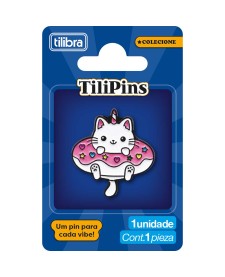 imagem principal do produto Pin de Metal TiliPins Gatocórnio