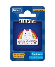 imagem principal do produto Pin de Metal TiliPins I Hate Everyone Equally