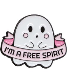 imagem de detalhe produto Pin de Metal TiliPins I'm a Free Spirit