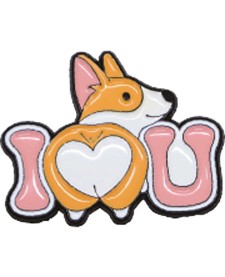 imagem de detalhe produto Pin de Metal TiliPins LoveDog