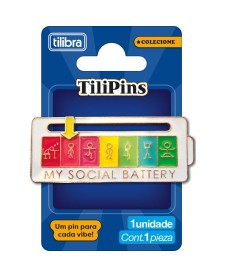 imagem principal do produto Pin de Metal TiliPins Mood