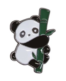 imagem de detalhe produto Pin de Metal TiliPins Panda