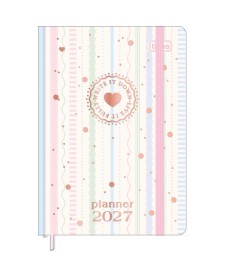 imagem principal do produto Planner Costurado 10,5 x 14,8 cm Soho 2027