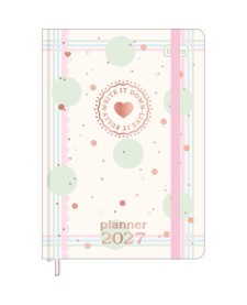 imagem principal do produto Planner Costurado 10,5 x 14,8 cm Soho 2027
