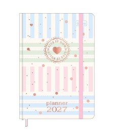 imagem principal do produto Planner Costurado 10,5 x 14,8 cm Soho 2027