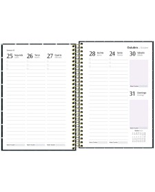 imagem de detalhe produto Planner Espiral 12,9 x 18,7 cm West Village 2027