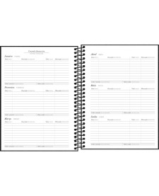 imagem de detalhe produto Planner Espiral 17,7 x 24 cm Cambridge 2027