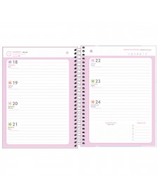 Agenda Planner 2024 Happy M7 Tilibra 314315 - Papelaria Criativa