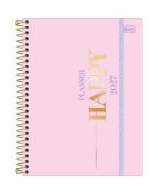 imagem principal do produto Planner Espiral 17,7 x 24 cm Happy 90 G 2027