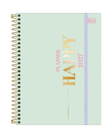 imagem principal do produto Planner Espiral 17,7 x 24 cm Happy 90 G 2027