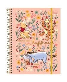 imagem principal do produto Planner Espiral 17,7 x 24 cm Pooh 2026
