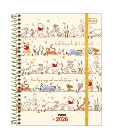 imagem principal do produto Planner Espiral 17,7 x 24 cm Pooh 2026