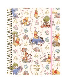 imagem principal do produto Planner Espiral 17,7 x 24 cm Pooh 2027