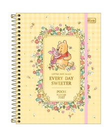 imagem principal do produto Planner Espiral 17,7 x 24 cm Pooh 2027