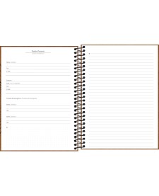 imagem de detalhe produto Planner Espiral 17,7 x 24 cm Prátika 2026