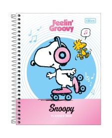 imagem principal do produto Planner Espiral 17,7 x 24 cm Snoopy 2026
