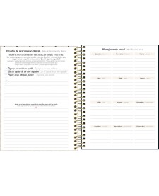 imagem de detalhe produto Planner Espiral 17,7 x 24 cm West Village 2027