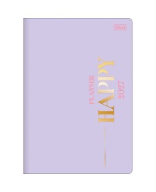 imagem principal do produto Planner Grampeado 17,8 x 25,4 cm Happy 90G 2027
