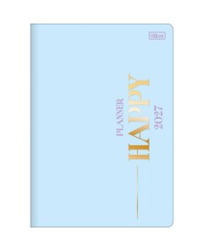 imagem principal do produto Planner Grampeado 17,8 x 25,4 cm Happy 90G 2027