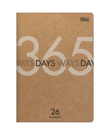 imagem principal do produto Planner Grampeado 17,8 x 25,4 cm Kraftwork 90 G 2026