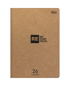 imagem principal do produto Planner Grampeado 17,8 x 25,4 cm Kraftwork 90 G 2026