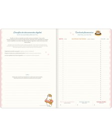 imagem de detalhe produto Planner Grampeado 17,8 x 25,4 cm Mofusand 90G 2027