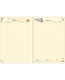 imagem de detalhe produto Planner Grampeado 17,8 x 25,4 cm Pooh 90 G 2026