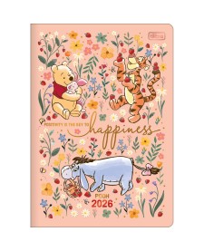 imagem principal do produto Planner Grampeado 17,8 x 25,4 cm Pooh 90 G 2026