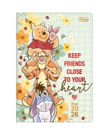 imagem principal do produto Planner Grampeado 17,8 x 25,4 cm Pooh 90 G 2026