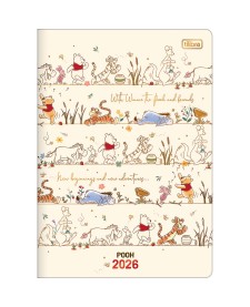 imagem principal do produto Planner Grampeado 17,8 x 25,4 cm Pooh 90 G 2026