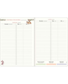 imagem de detalhe produto Planner Grampeado 17,8 x 25,4 cm Pooh 90 G 2027