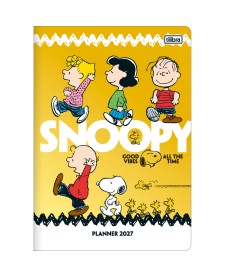 imagem principal do produto Planner Grampeado 17,8 x 25,4 cm Snoopy 90 G 2027