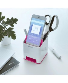 imagem de detalhe produto Porta Canetas Suporte de Celular Leitz WOW Pink